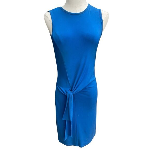Michael Kors Blue Knot Twist Dress Size Small - Picture 1 of 8